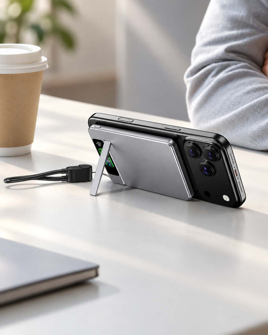 CarryCircuit MagSafe Power Bank with Apple Watch Charger & Stand – 10,000mAh
