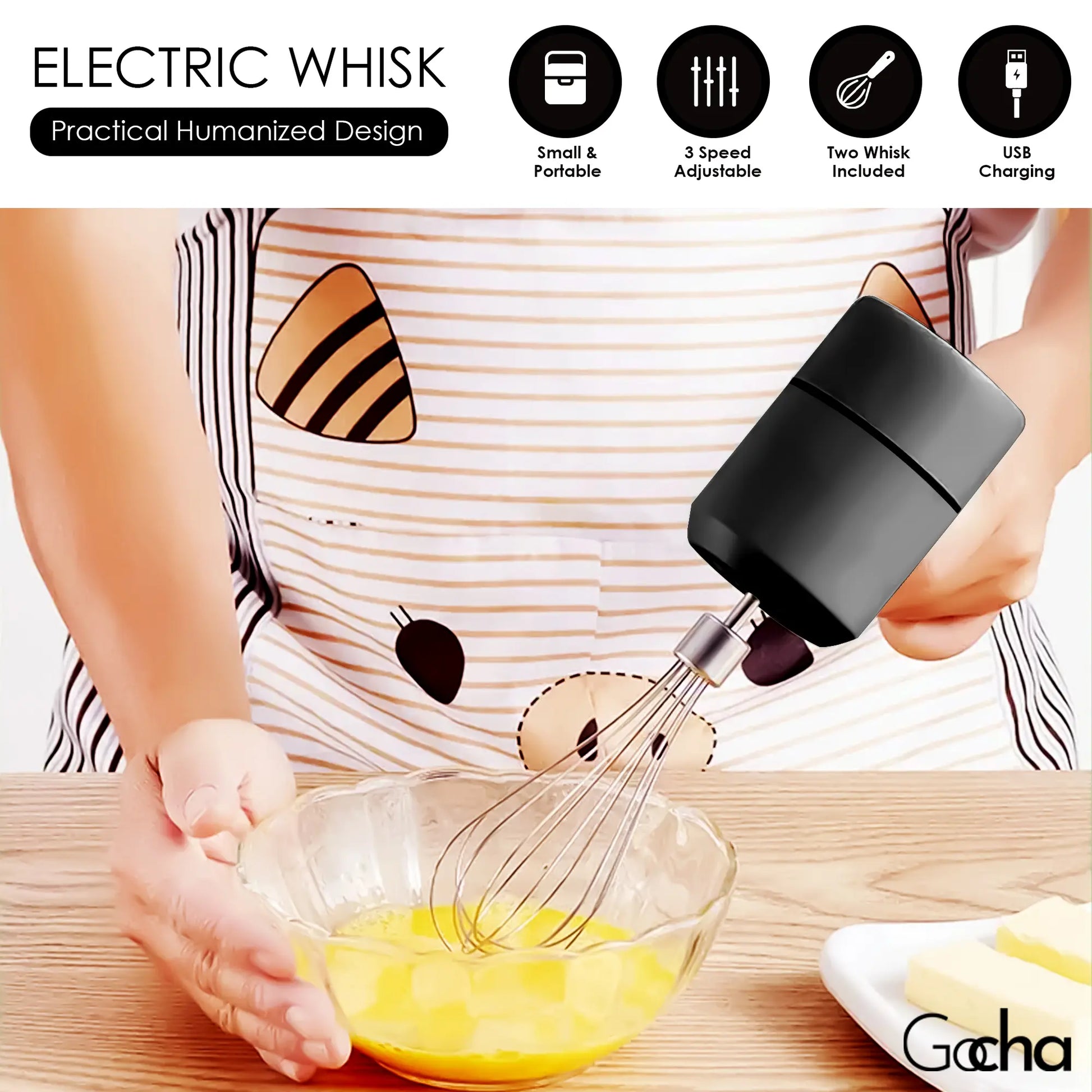 Wireless Small Hand Mixer