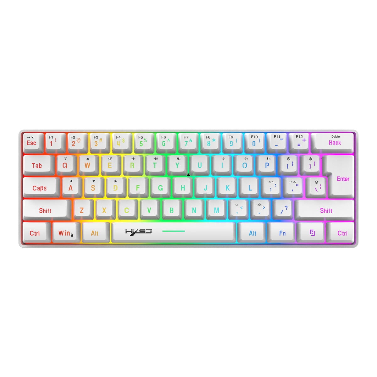 CarryCircuit Compact 61-Key RGB Wireless Keyboard