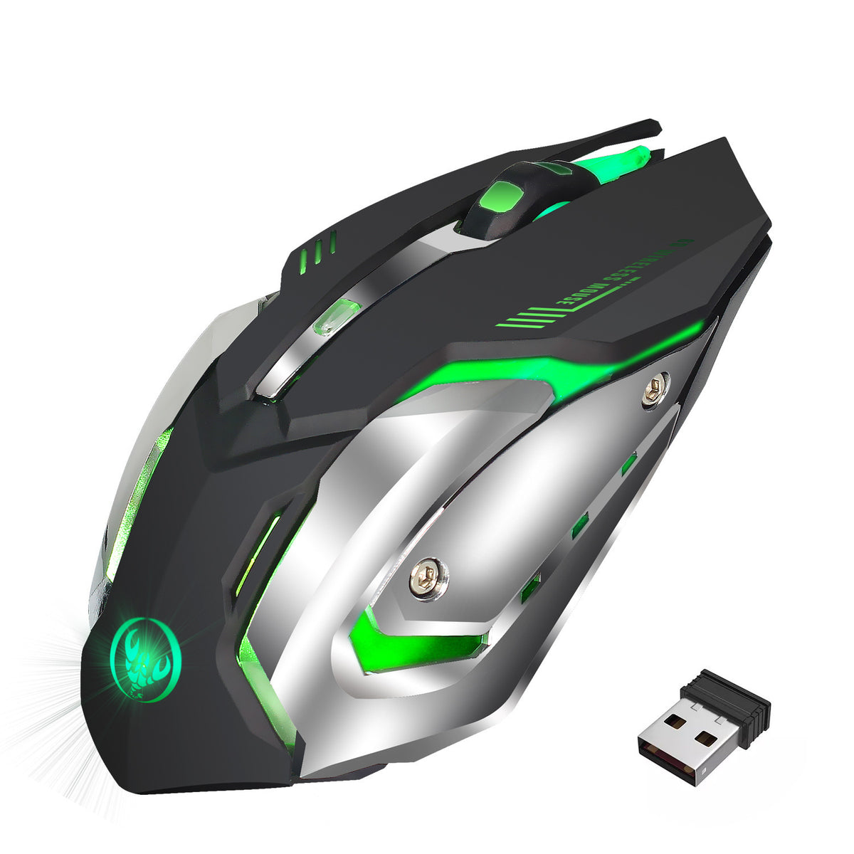 CarryCircuit Rechargeable RGB Wireless Mouse | 2.4GHz