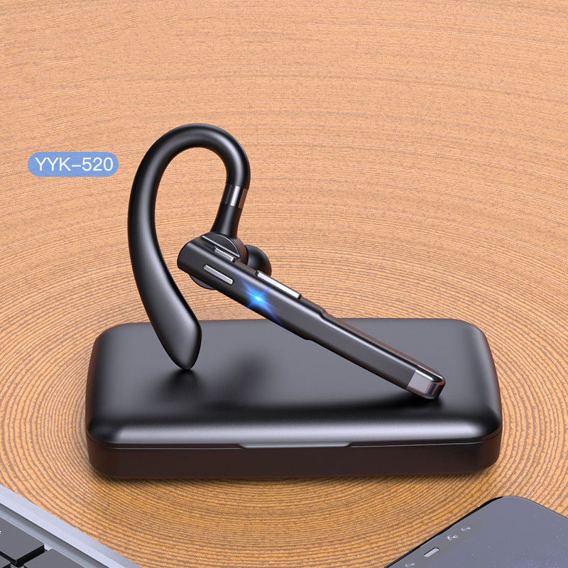 CarryCircuit Single-Ear Bluetooth Business Headset with Charging Case