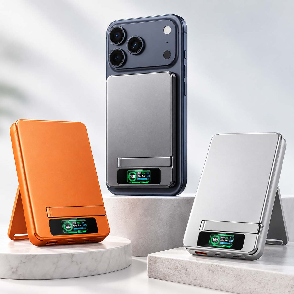 CarryCircuit MagSafe Power Bank with Apple Watch Charger & Stand – 10,000mAh