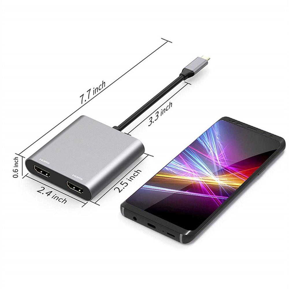 CarryCircuit Dual HDMI USB-C Hub | 2-in-1 & 4-in-1 Options