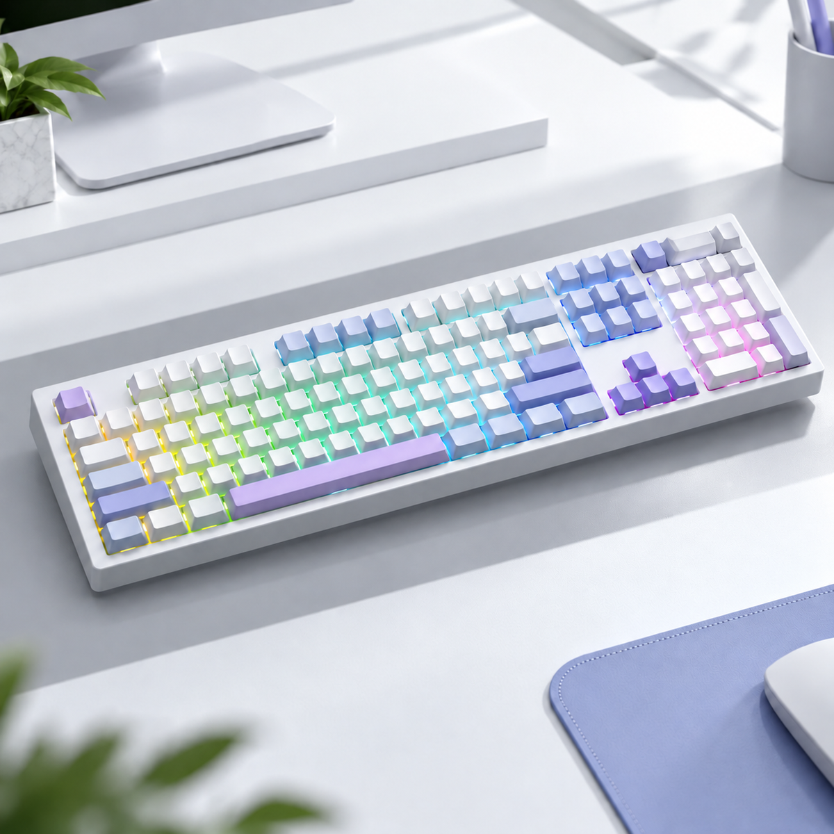 CarryCircuit TK100 Wireless RGB Keyboard with Display Knob