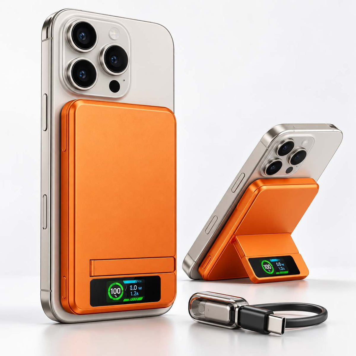 CarryCircuit MagSafe Power Bank with Apple Watch Charger & Stand – 10,000mAh